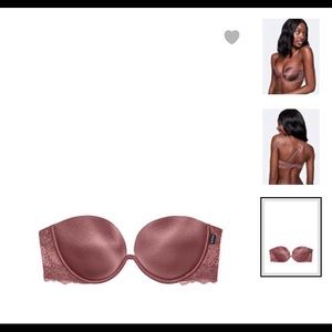 NWOT Victoria’s Secret push up strapless bra